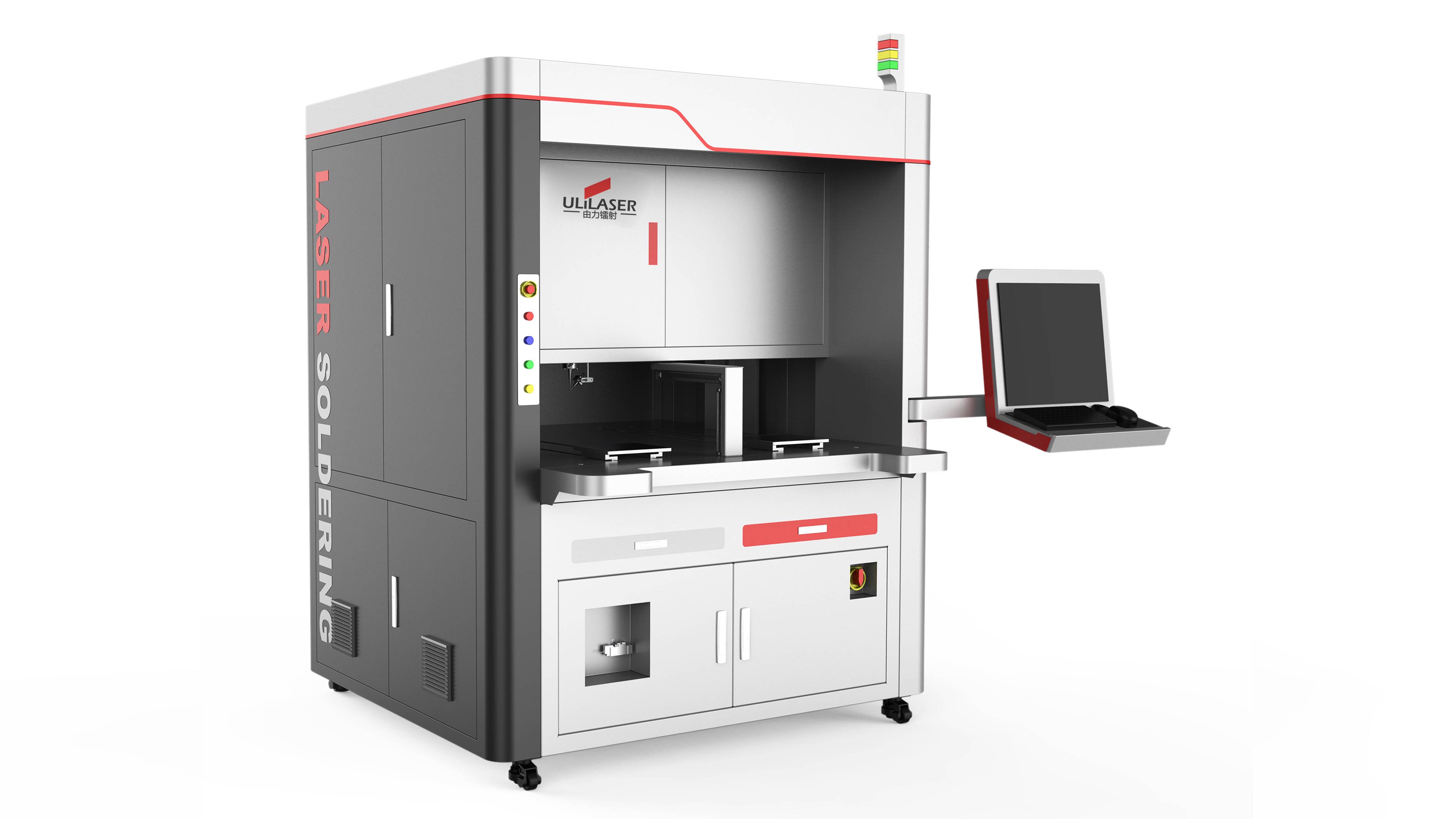 双工位精密激光锡球焊接机